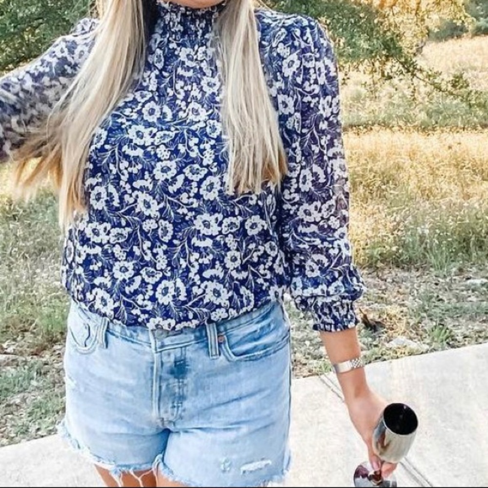 Socialite Turtleneck Floral Bodysuit